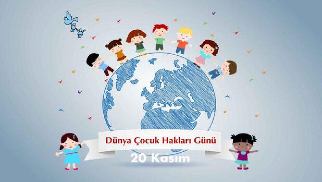 Gazipaşa İlkokulu Öğrencilerinden 20 Kasım Dünya Çocuk Hakları Günü Farkındalık Çalışması