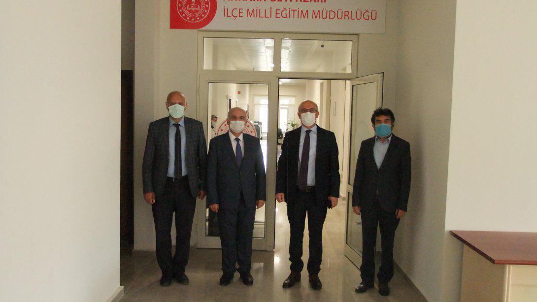 Milli Eğitim Bakanlığı Ölçme Değerlendirme ve Sınav Hizmetleri Genel Müdürü Sayın Dr. Sadri Şensoy'un İlçemiz ziyareti.