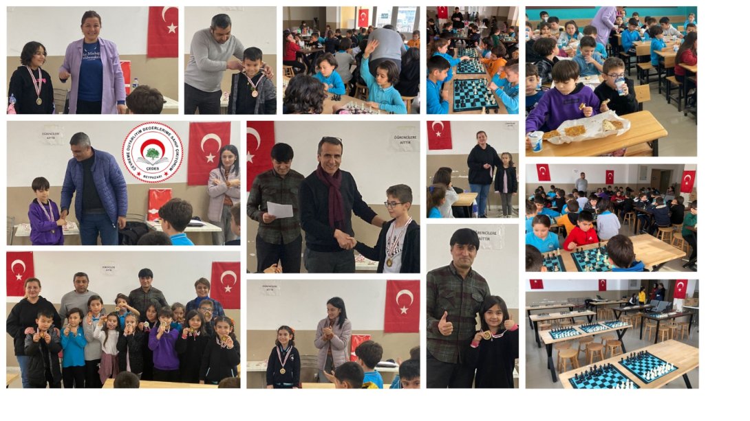 İlkokul Öğrencileri Arasında Heyecan Dolu Satranç Turnuvası